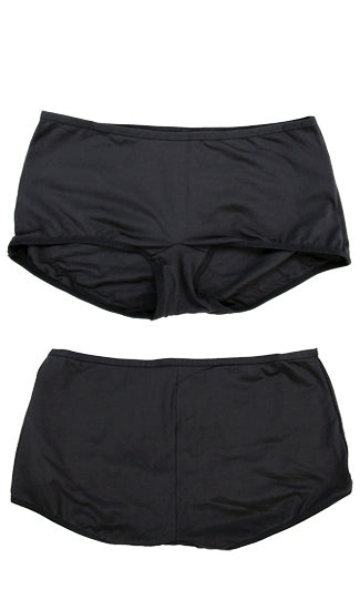 Pocket-Panties in Black for Butt Pad Inserts